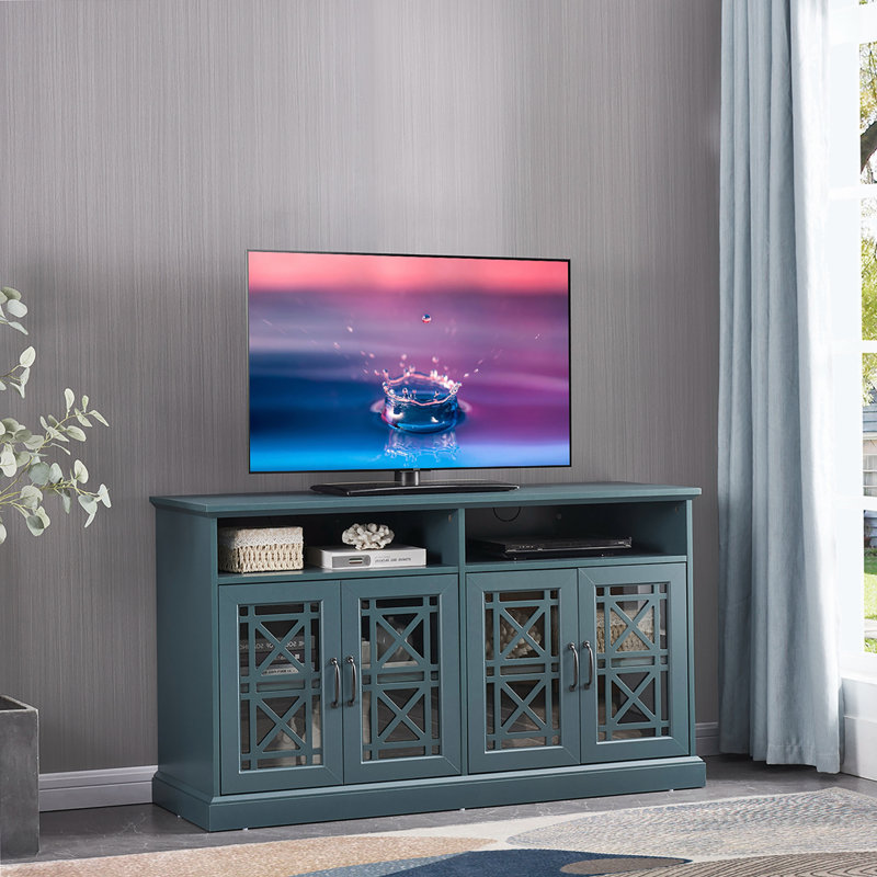Buffet de 53 po de largeur Simmonsville, Bleu sarcelle