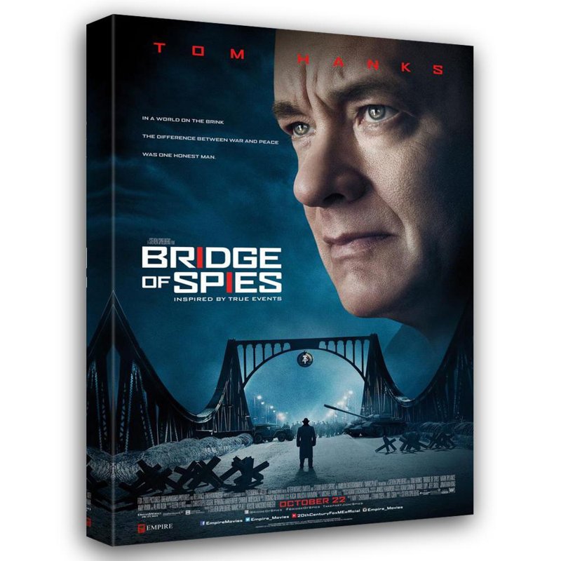 Pont des espions, H 24 po x l 16 po