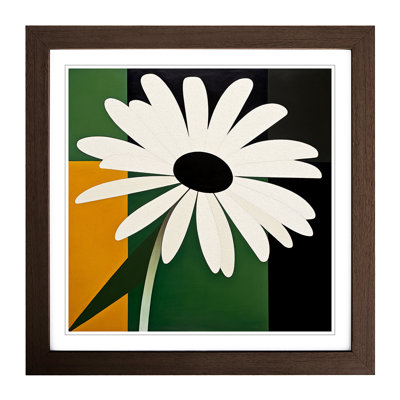 Daisy Suprematism - Framed Print
