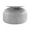 Table de bar en béton gris, surface épaisse de 40 mm, table de terrasse à plateau naturel en gris, espace de vie extérieur