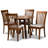 Kavik 5 - Piece Rubberwood Solid Wood Dining Set