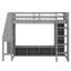 Lit mezzanine avec bureau-89641364