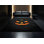 Tapis moelleux moelleux et moderne à motif abstrait moderne et contemporain d'Halloween Feingold - reliure noire