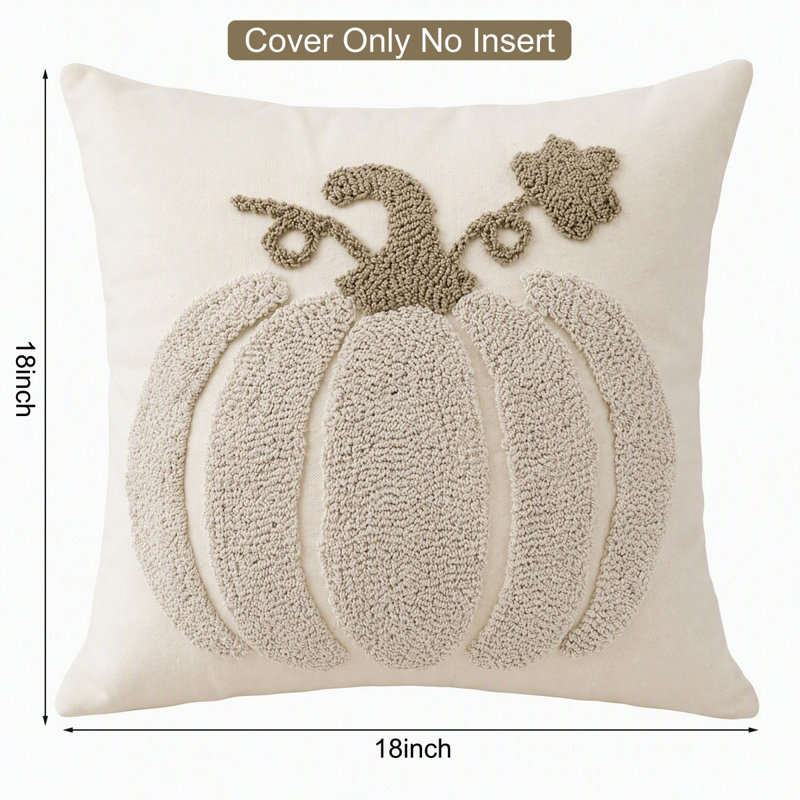 Housses de coussin 18 po x 18 po, Beige