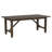 Light Brown Rectangular Wood Dining Table