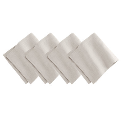 La Classica 4 Piece Linen Napkin Set