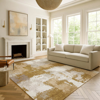 Tapis moderne lavable à la machine intérieur / extérieur ACN2913 Chantille
