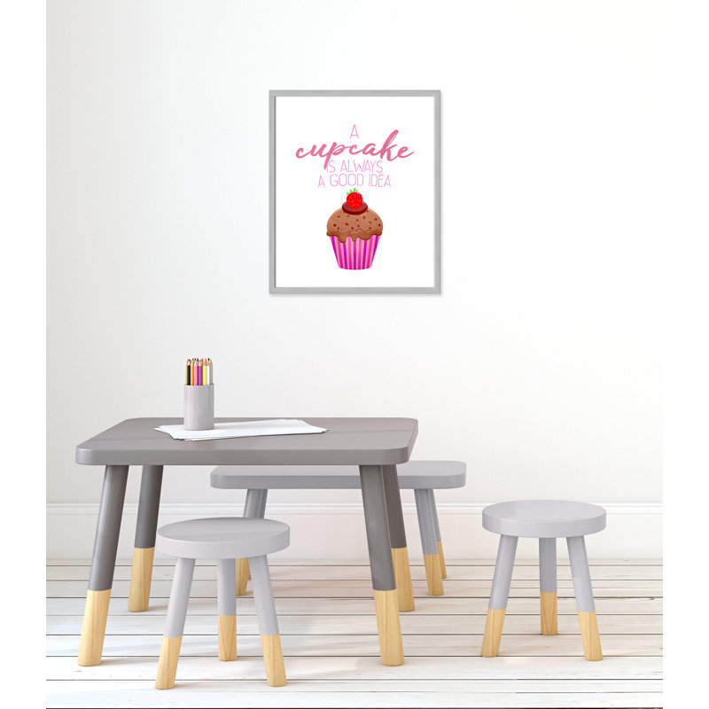 Un petits gâteaux, H 25,5 po x l 21,5 po x P 1,19 po, Encadré de boîte argent