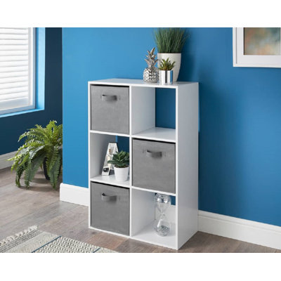 Demario 89cm H x 60cm W Cube Bookcase