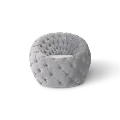 Fauteuil demi-tonneau capitonné de 35 po de large Seating