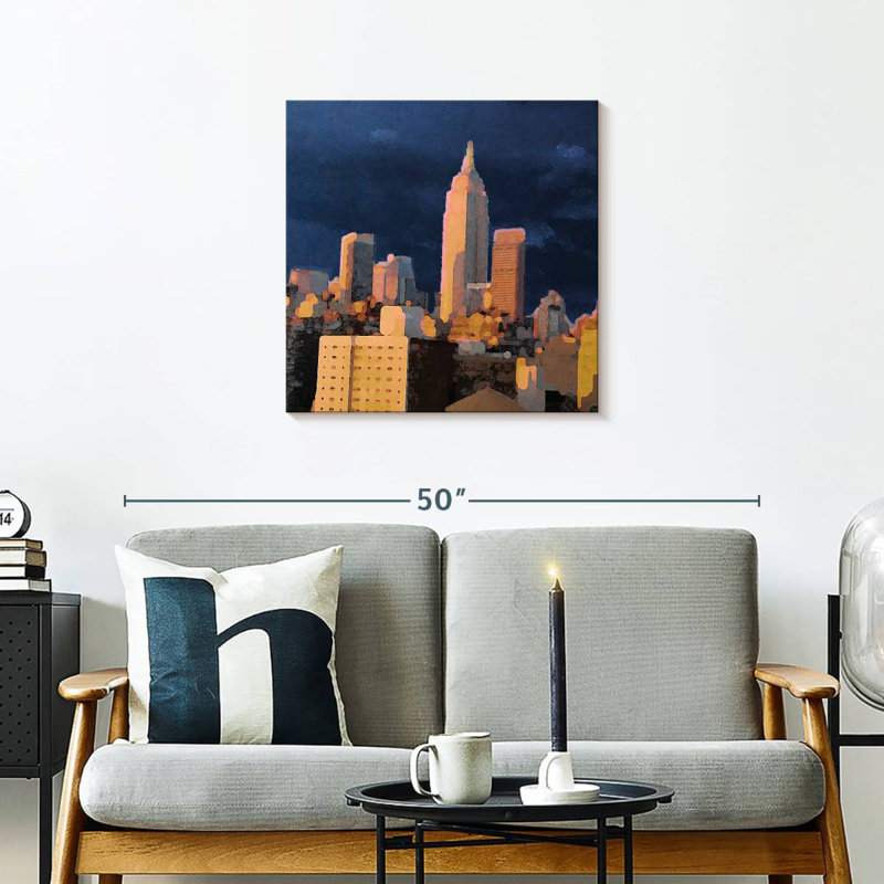 Lilie The City I, 24" H x 24" W