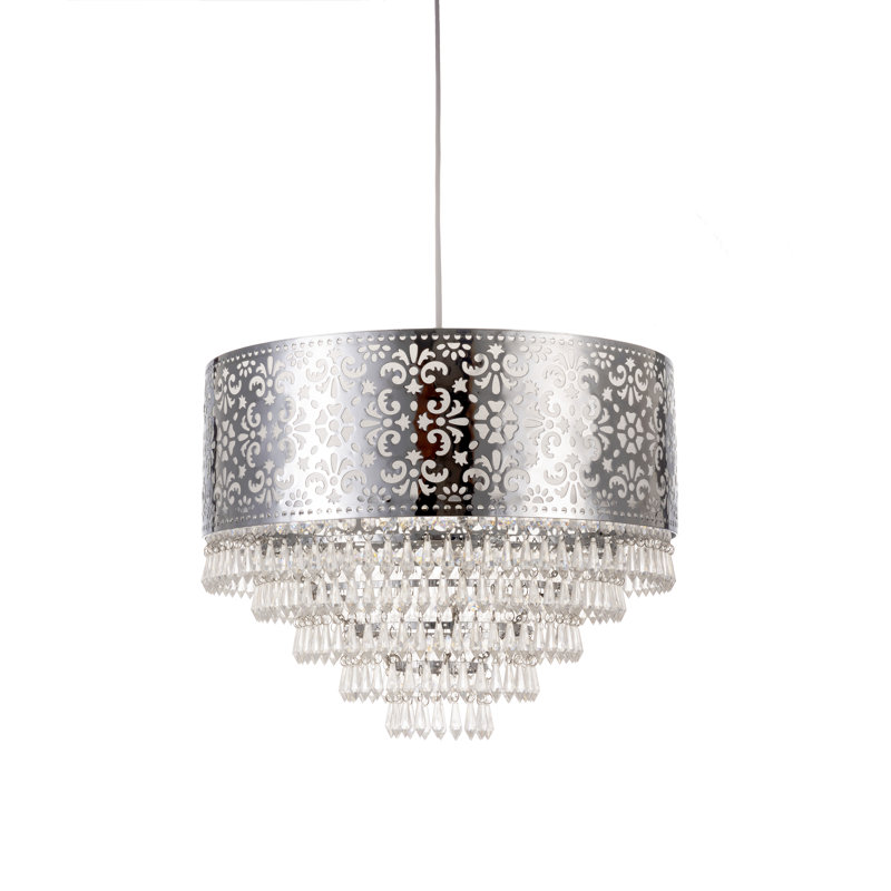 28cm H Metal Drum Pendant Shade ( Uno )