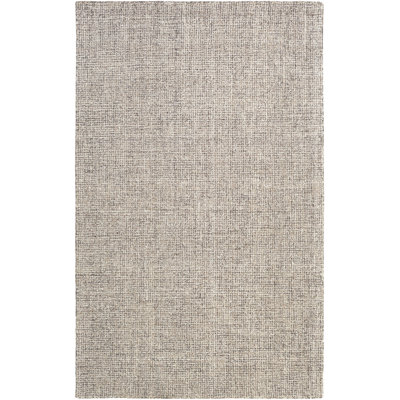 Aiden Hand Tufted Wool Area Rug in Gray