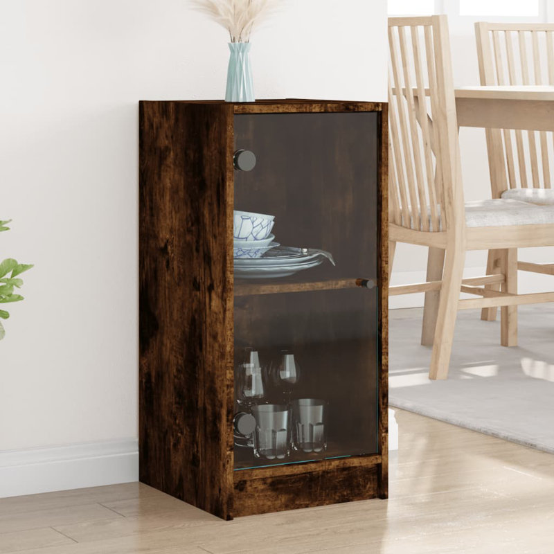 Baysden Standard Accent Cabinet, Smoked Oak