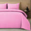 Premium Embossed Stripe Microfibre Duvet Cover Set Ultrasoft Hypoallergenic with Zipper Closure-122548808