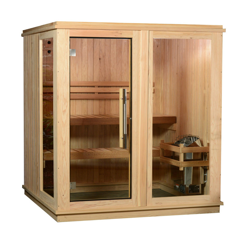 Almost Heaven Saunas Traditional Steam Sauna with Remote Control in Cedar