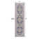 Wincer Chenille Cottage Medallion Machine-Washable Dark Gray/Yellow Rug
