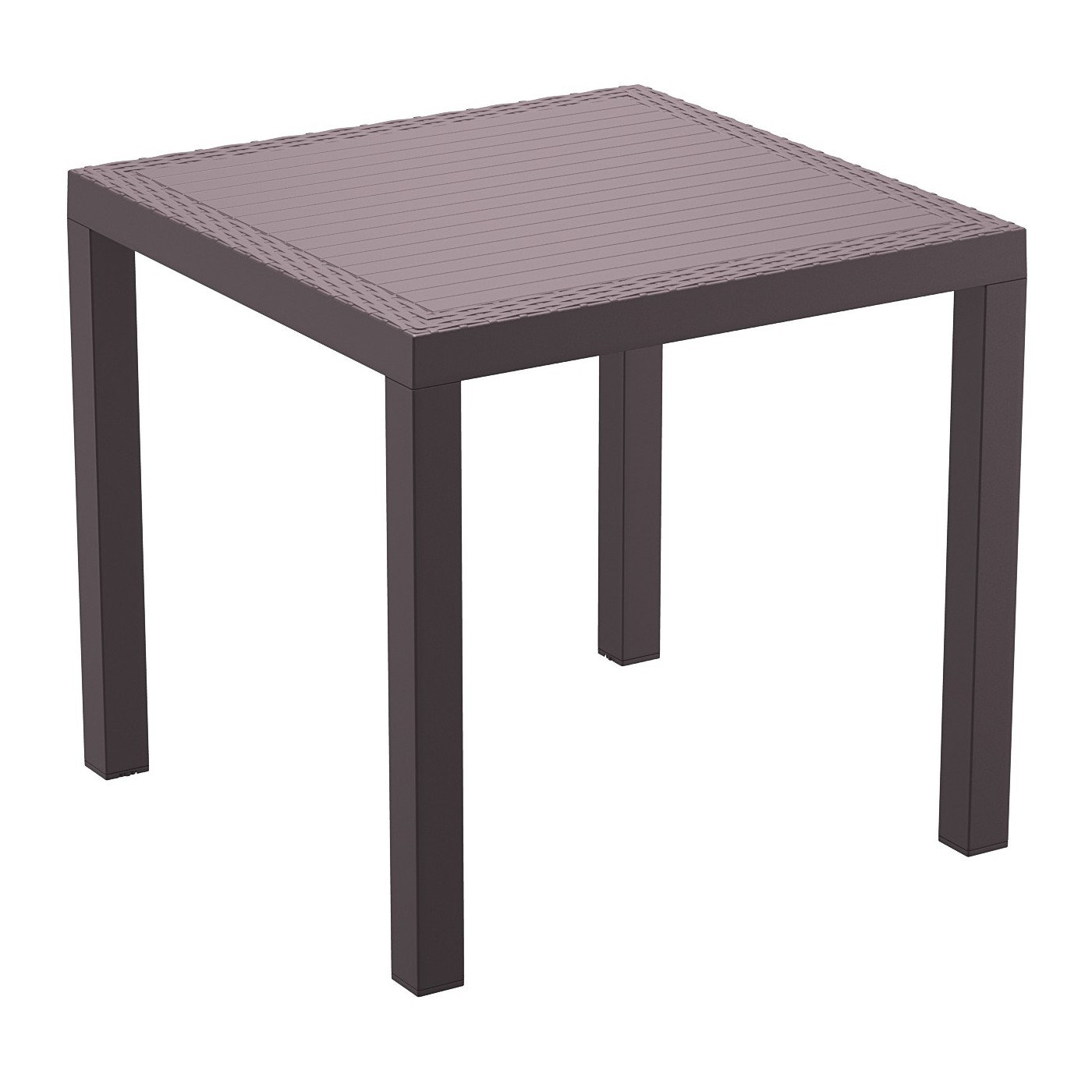 Helden 32" Patio Dining Set, Brown