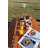 76" Fir Wood Outdoor Sandbox with Adjustable Canopy, Convertible Picnic Table and Seats