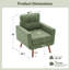 Fauteuil d'appoint rembourré Estes-1209580807