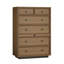 Commode 6 tiroirs avec tablette coulissante Farmhouse