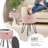 Round Pleated Velvet Ottoman with Storage-1534620955-1534620957
