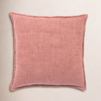 Avey 22" x 22" Linen Pillow Cover