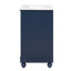 Meuble-lavabo moderne avec rangement à fermeture en douceur et tablette réglable-129424049