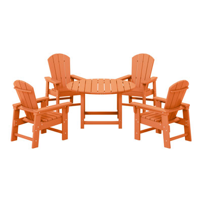 Laguna Kids Adirondack 5-Piece Round Table Dining Set