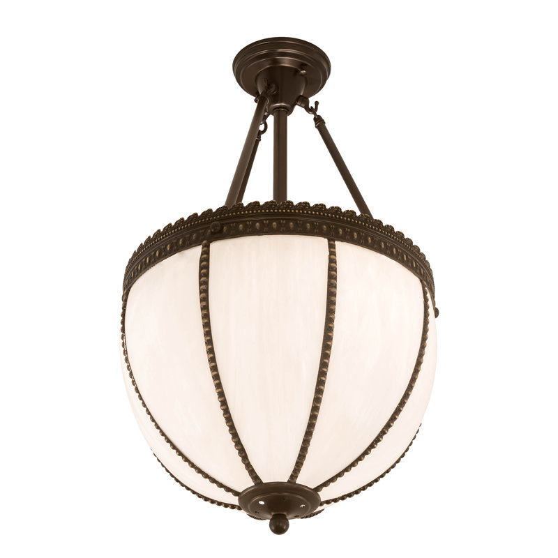 Meyda Tiffany & Stained Glass 2 - Light Semi Flush Mount