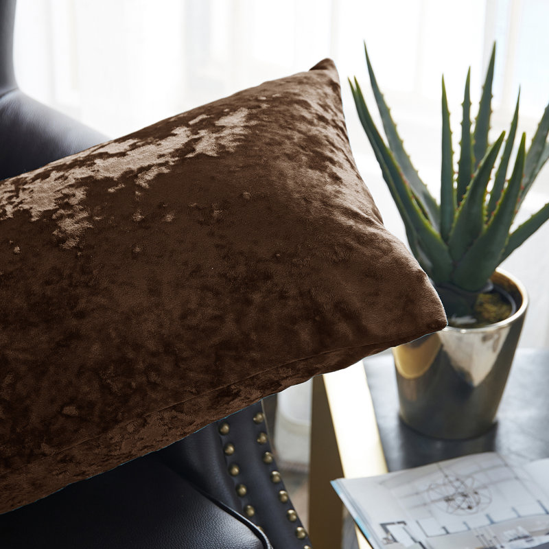 Floral Rectangular Lumbar Cushion Cover, Carafe