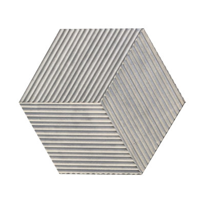 Carrelage mural en marbre Hexagon