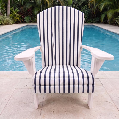 USA-Made Adirondack Chair Cushion – Premium Outdoor Fabric, Fade-Resistant, UV Protected Fabric