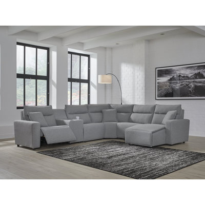 Depew 6-Piece Power Reclining Sectional With Chaise