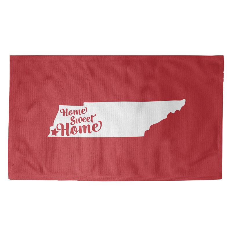 Tapis de zone rouge memphis pour la maison, Rectangle 5 pi x 7 pi