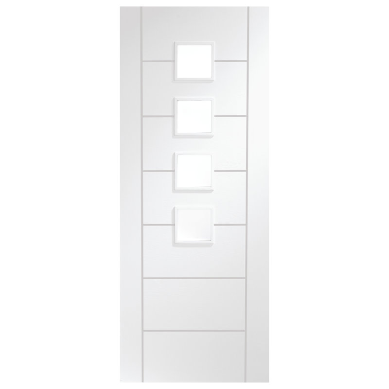 Internal Glazed White Primed Palermo, 1981 x 686 x 35mm
