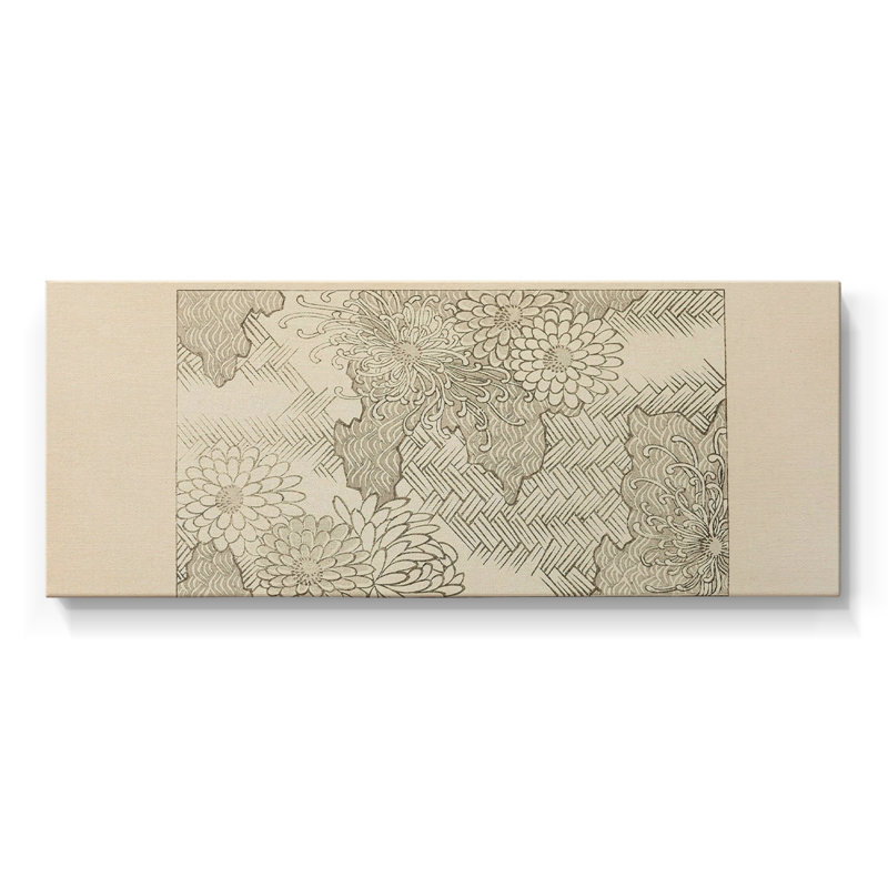 Série abstraite-CM XXXII - Toile tendue avec châssis - Prêt à accrocher, H 16 po x l 40 po