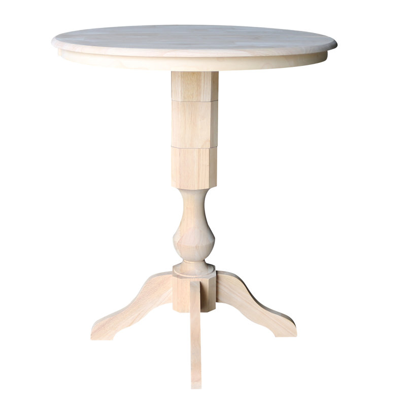  Table de salle à manger Iago, Sans finition, 41.8" H x 48" W x 36" D