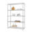 TRINITY EcoStorage Chrome 5-Tier Steel Wire Shelving Unit (48 in. W x 72 in. H x 18 in. D)
