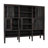 Reclaimed Wood Cabinet with Glass Doors-496940627