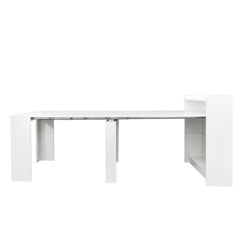 Tables de salle à manger extensibles (table seulement, sans chaises, avec plateau et pieds)