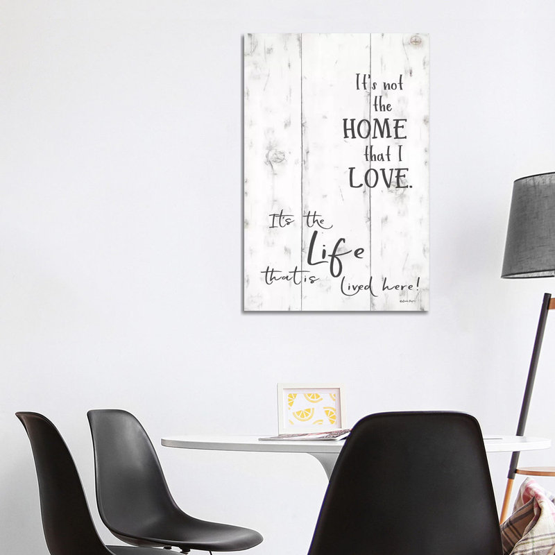 The Life That Is Lived Here by Susie Boyer - Wrapped Canvas Gallery-Wrapped Canvas Giclée