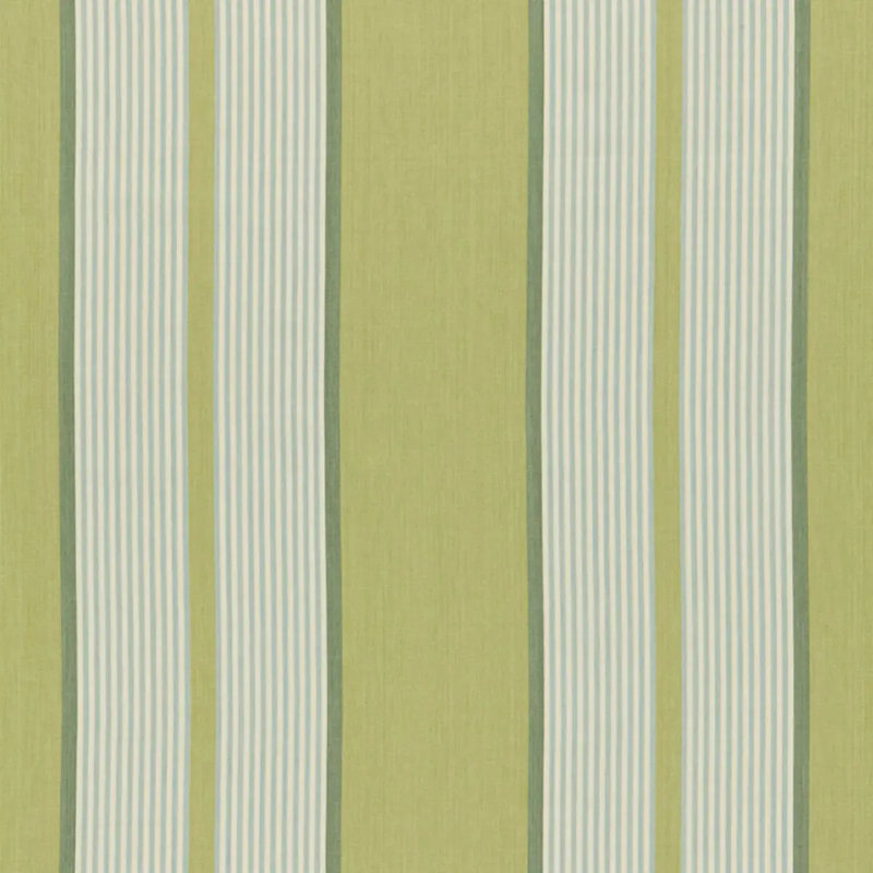 Summerside Stripe Fabric, Green