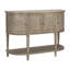 Armoire décorative avec tablette inférieure