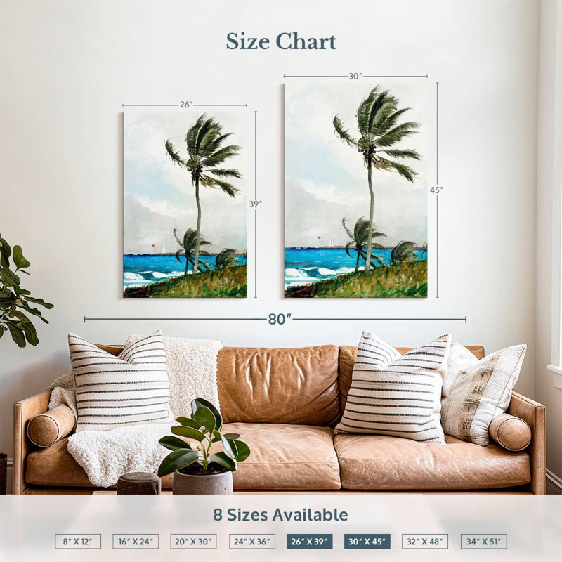 Gillard Palm Tree Nassau, 45" H x 30" W