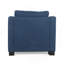 Upholstered Club Chair-Blue