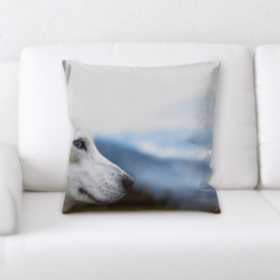 Microsuede Throw Pillow