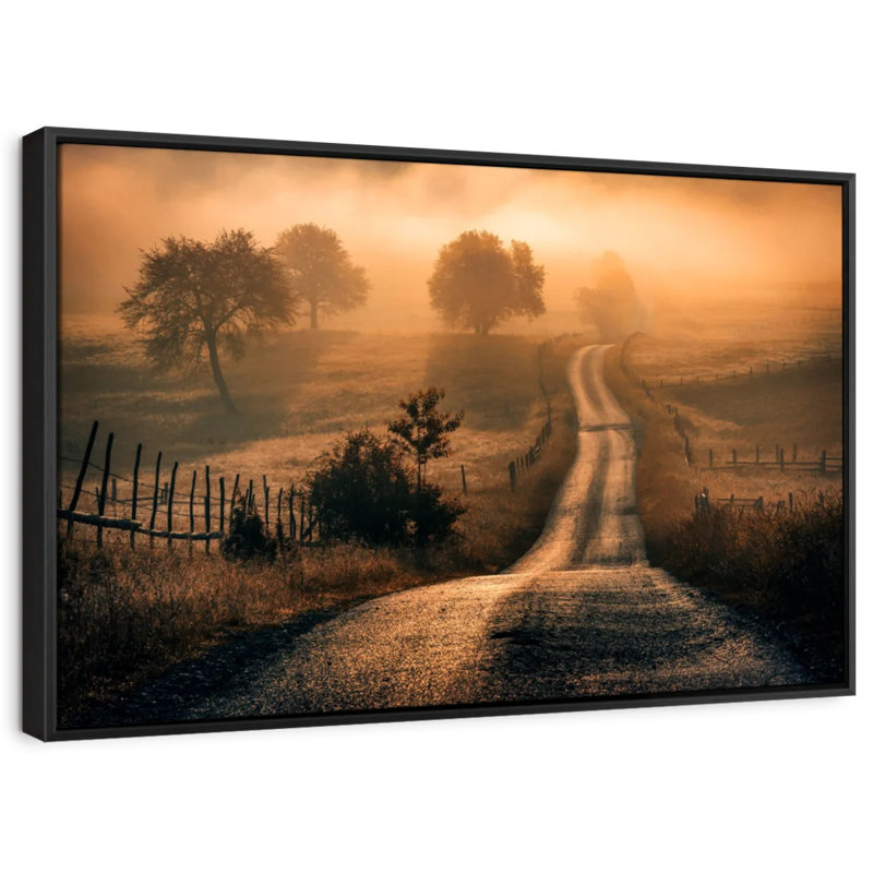 Nature, impression sur toile «Field Of Fog», H 13 po x l 19 po
