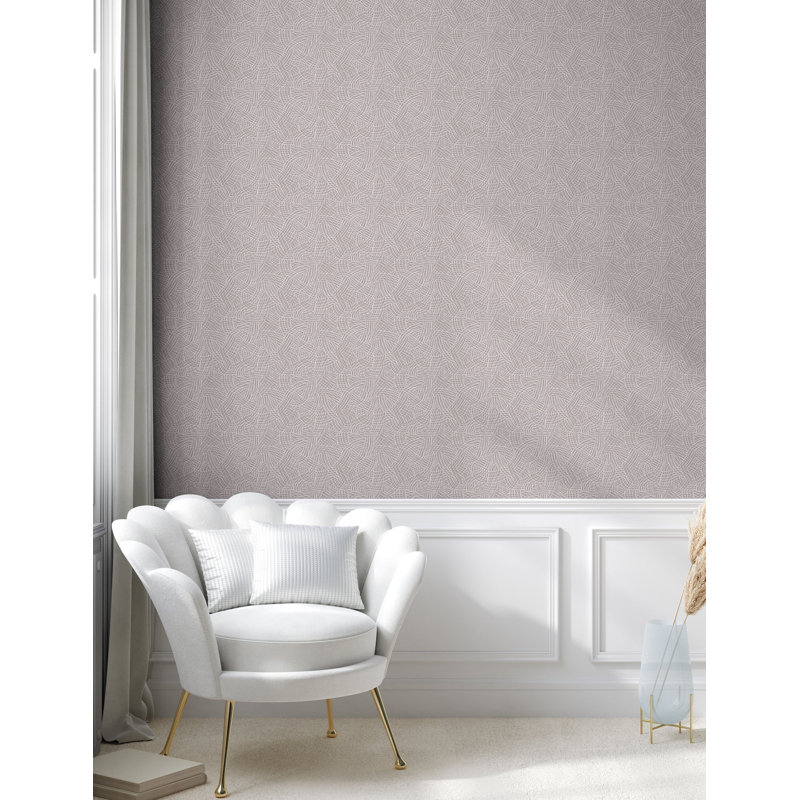 Keynot Roll, L 100 po x l 13 po, Mauve bleuté pale, blanc