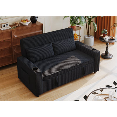 2 Seater Velvet Sofa Bed